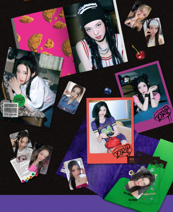 BABYMONSTER - 1st Full Album [DRIP] (YG TAG ALBUM Ver.) (7 TYPE Random) kaeguli kpop shop albums and merchandise