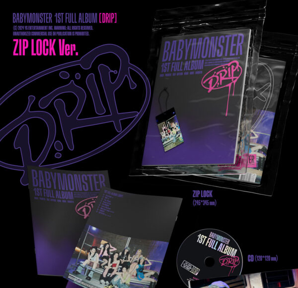 BABYMONSTER - 1st Full Album [DRIP] (2 TYPE Random) kaeguli kpop shop albums and merchandise