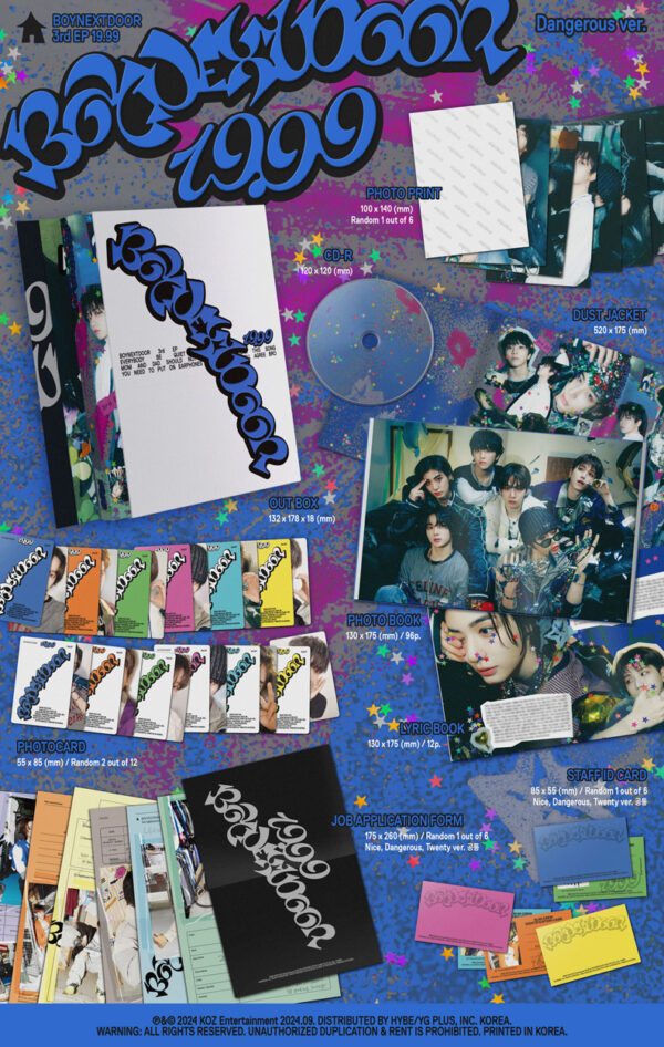 BOYNEXTDOOR - 3RD MINI ALBUM [19.99] (NICE ver.) twenty version kaeguli kpop shop albums and merchandise