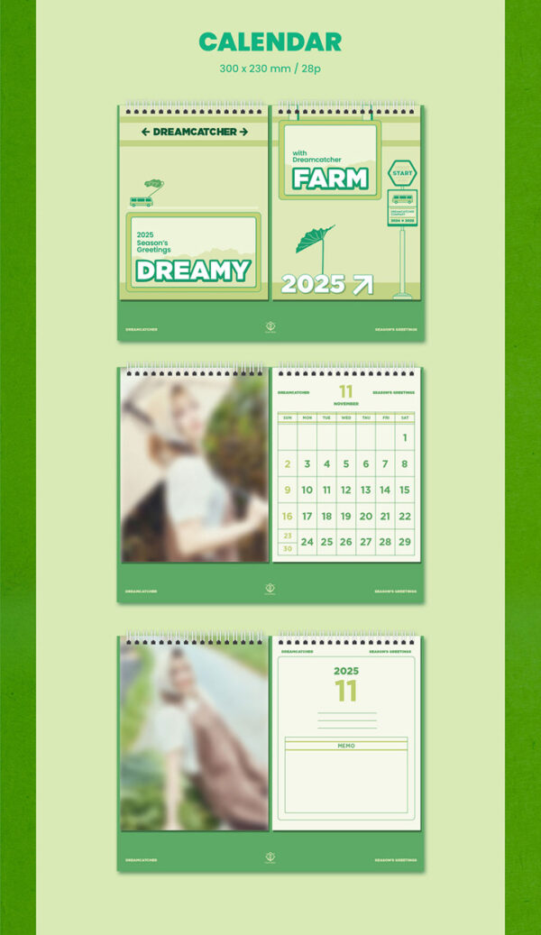 드림캐쳐 (Dreamcatcher) - 2025 SEASON'S GREETINGS [A DREAM HOLIDAY] dreamy farm kaeguli kpop shop albums and merchandise