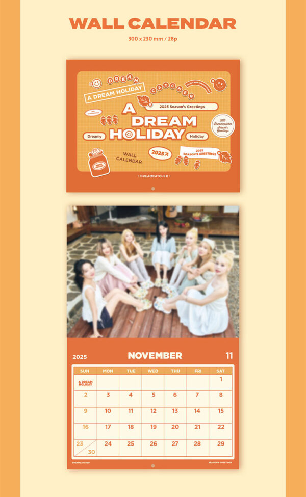 드림캐쳐 (Dreamcatcher) - 2025 SEASON'S GREETINGS [A DREAM HOLIDAY] dreamy farm kaeguli kpop shop albums and merchandise
