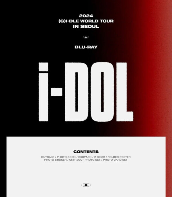 (G)I-DLE - 2024 (G)I-DLE WORLD TOUR [iDOL] IN SEOUL Blu-ray kaeguli kpop shop albums and merchandise