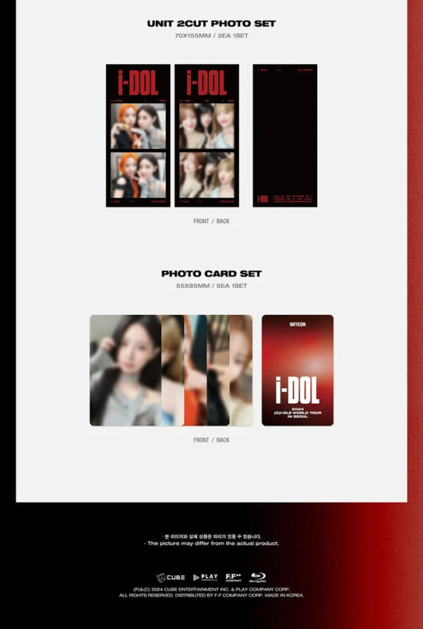 (G)I-DLE - 2024 (G)I-DLE WORLD TOUR [iDOL] IN SEOUL Blu-ray kaeguli kpop shop albums and merchandise