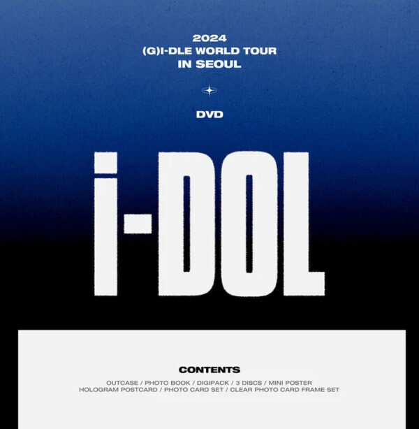 (G)I-DLE - 2024 (G)I-DLE WORLD TOUR [iDOL] IN SEOUL DVD kaeguli kpop shop albums and merchandise