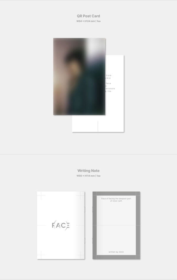 JIMIN (BTS) FACE (WEVERSE ALBUMS VER.) Kaeguli kpop shop albums and merchandise