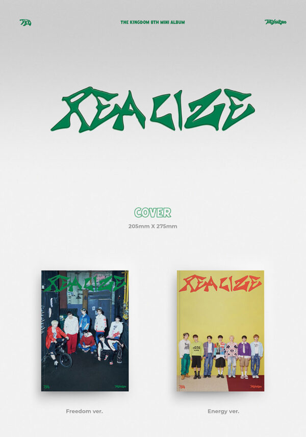 The KingDom - 8TH MINI ALBUM [REALIZE] (FREEDOM ver.) (Energy ver.) kaeguli kpop shop albums and merchandis