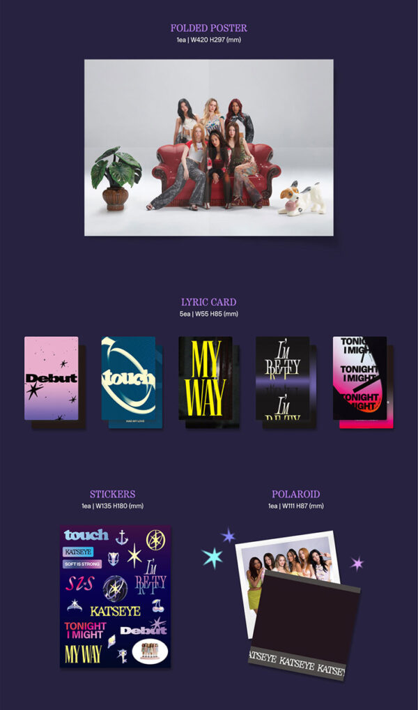 KATSEYE - SIS (SOFT IS STRONG) (STRONG Ver) (Soft ver) Kaeguli Kpop Shop Albums and Merchandise
