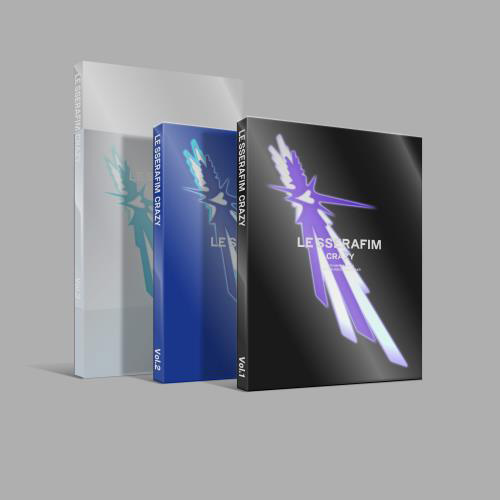 SSERAFIM - 4TH MINI ALBUM [CRAZY] (VOL. 3 ODD FAIRY FLOSS) ( vol. 2 heathers rock ) ( vol 3 thurndering cedar ) kaeguli kpop shop albums and merchandise