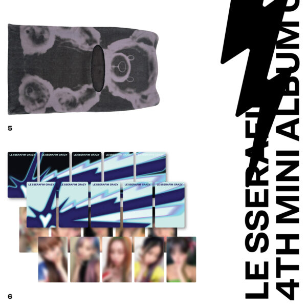 LE SSERAFIM - 4TH MINI ALBUM [CRAZY] (BALACLAVA Ver.) kaeguli kpop shop albums and merchandise