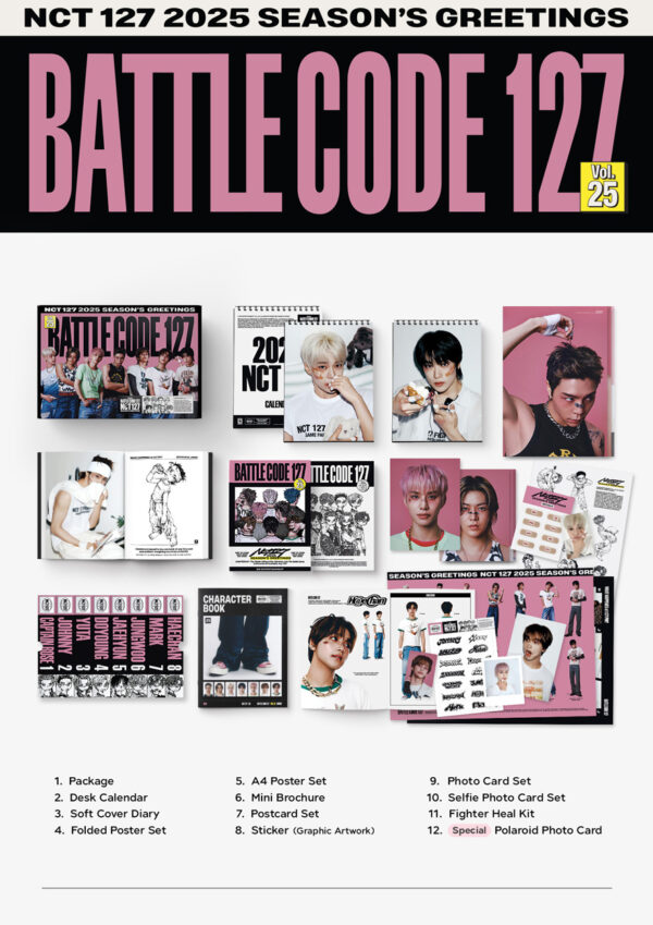 CT 127 - 2025 SEASON'S GREETINGS kaeguli kpop shop albums and merchandise