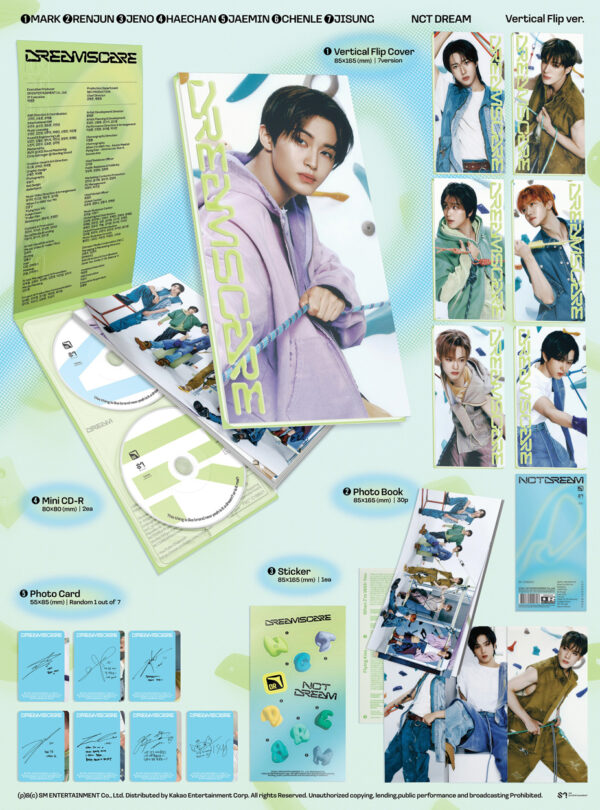 NCT DREAM - 4th Full Album [DREAMSCAPE] (Construct Ver.) dreamini dreamscape smini vertical flip kaeguli kpop shop albums and merchandise