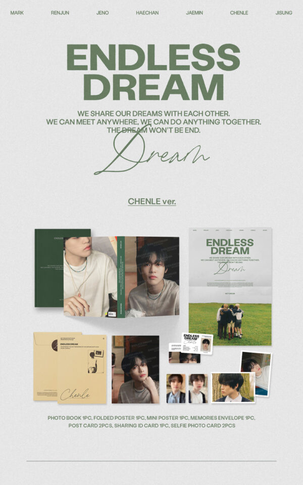 NCT DREAM - NCT DREAM PHOTOBOOK [ENDLESS DREAM] (CHENLE Ver.) kaeguli kpop shop albums and merchandise