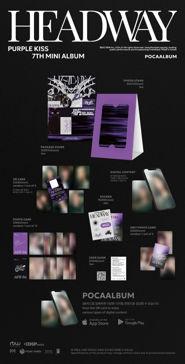 PLE KISS - 7th Mini Album [HEADWAY] (POCA Ver.) kaeguli kpop shop albums and merchandise