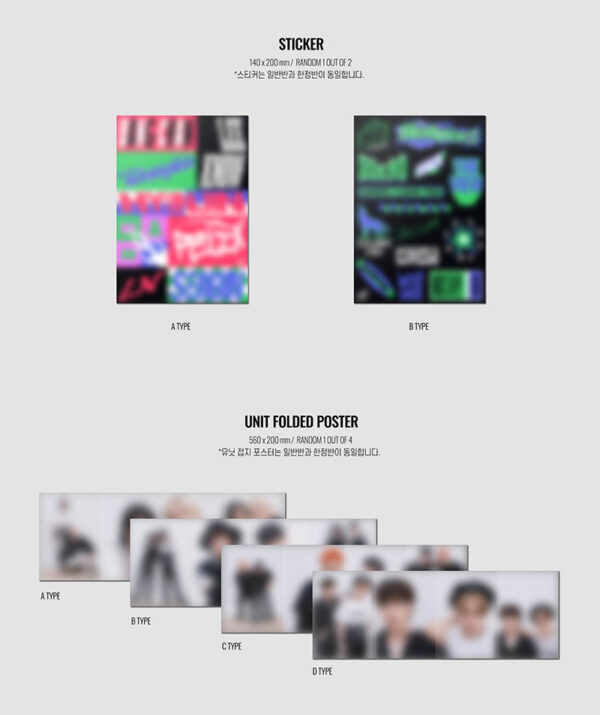 Stray Kids - 2ND ALBUM [NOEASY] (A (Green) Ver.) (B purple ver. ) kaeguli kpop shop albums and merchandise