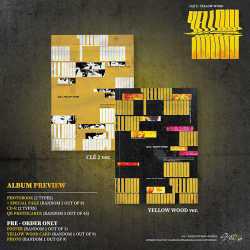 Stray Kids - Special Album [Clé 2 : Yellow Wood] (Normal Edition) (Clé 2 Ver.) kaeguli kpop shop albums and merchandise