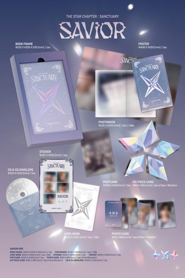 TOMORROW X TOGETHER (TXT) - 7th Mini Album [THE STAR CHAPTER: SANCTUARY] (3 TYPE Random) kaeguli kpop shop albums and merchandise