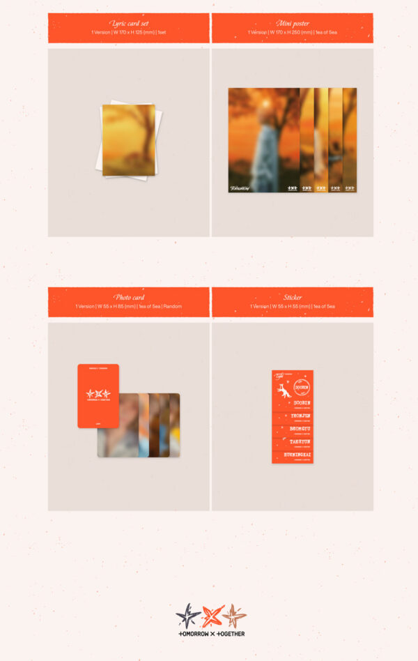 TOMORROW X TOGETHER (TXT) - MINISODE 3: TOMORROW (LIGHT Ver.) (RANDOM Ver.) Kaeguli Kpop Shop Albums and Merchandise