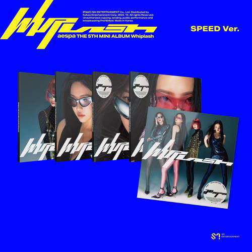 aespa - 5th Mini Album [Whiplash] (speed Ver.) (GROUP ver.) (karina ver.) (giselle ver.) (winter ver.) (ningning ver.) kaeguli kpop shop albums and merchandise