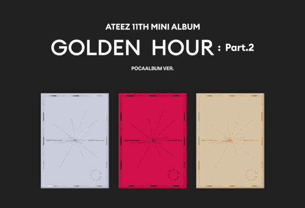ATEEZ - 11th Mini Album [GOLDEN HOUR : Part.2] (POCA Ver.) (3 type Random) kaegui kpop shop albums and merchandise