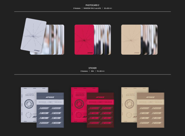ATEEZ - 11th Mini Album [GOLDEN HOUR : Part.2] (POCA Ver.) (3 type Random) kaegui kpop shop albums and merchandise