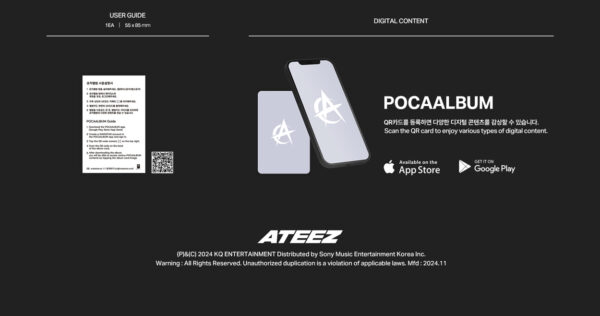 ATEEZ - 11th Mini Album [GOLDEN HOUR : Part.2] (POCA Ver.) (3 type Random) kaegui kpop shop albums and merchandise