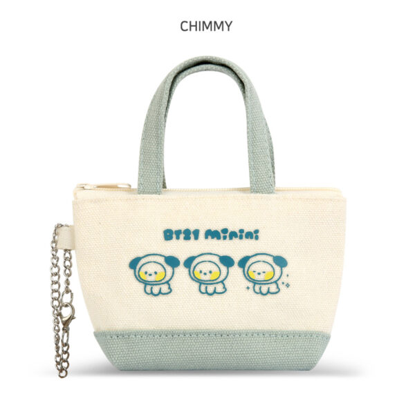 BTS - BT21 minini CANVAS MINI POUCH CHIMMY mang shooky koya tata cooky chimmy rj kaeguli kpop albums and merchandise
