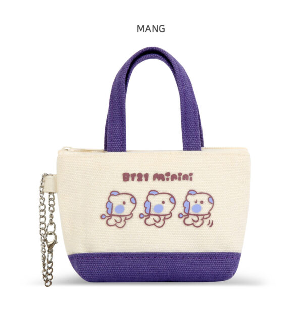 BTS - BT21 minini CANVAS MINI POUCH CHIMMY mang shooky koya tata cooky chimmy rj kaeguli kpop albums and merchandise