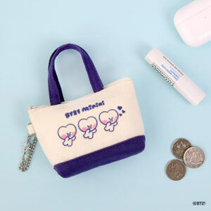 BTS - BT21 minini CANVAS MINI POUCH CHIMMY mang shooky koya tata cooky chimmy rj kaeguli kpop albums and merchandise