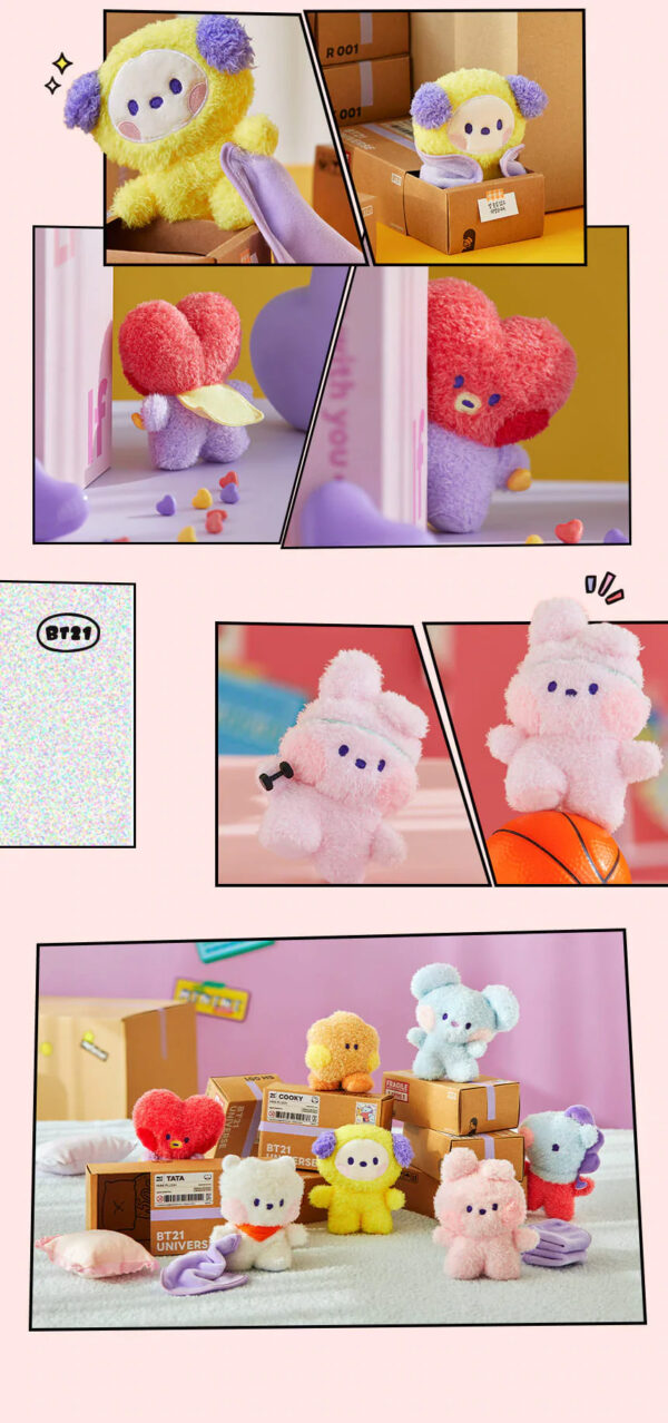 bts bt21 universe mini plush tata chimmy shooky mang rj kaeguli kpop albums and merchandise