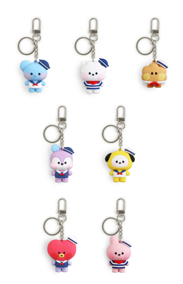 BTS - BT21 minini FIGURE KEYRING MARINE CHIMMY mang shooky koya tata cooky chimmy rj kaeguli kpop albums and merchandise