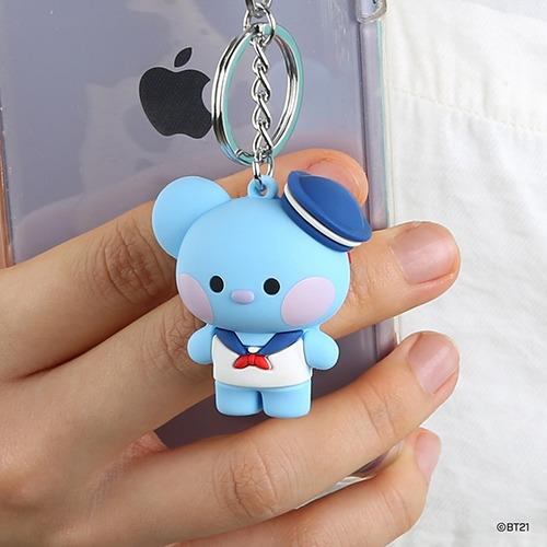 BTS - BT21 minini FIGURE KEYRING MARINE CHIMMY mang shooky koya tata cooky chimmy rj kaeguli kpop albums and merchandise