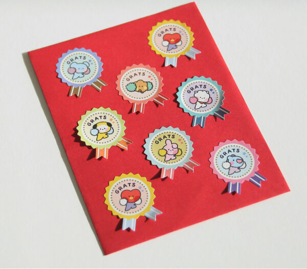 BTS - BT21 minini REMOVABLE GIFT STICKER