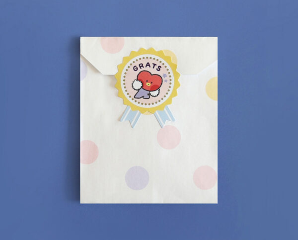 BTS - BT21 minini REMOVABLE GIFT STICKER CHIMMY mang shooky koya tata cooky chimmy rj kaeguli kpop albums and merchandise
