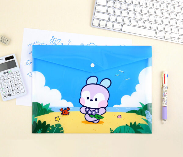 BTS - BT21 minini PP FILE POCKET VACANCE (rj ver. Mang shooky koya tata kooky chimmy Kaeguli kpop albums and merchandise