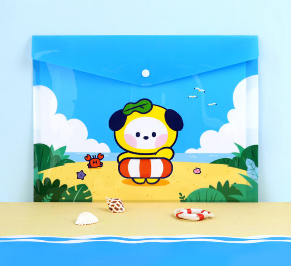 BTS - BT21 minini PP FILE POCKET VACANCE (rj ver. Mang shooky koya tata kooky chimmy Kaeguli kpop albums and merchandise