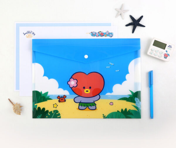 BTS - BT21 minini PP FILE POCKET VACANCE (rj ver. Mang shooky koya tata kooky chimmy Kaeguli kpop albums and merchandise