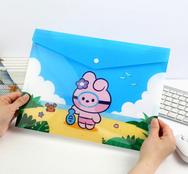 BTS - BT21 minini PP FILE POCKET VACANCE (rj ver. Mang shooky koya tata kooky chimmy Kaeguli kpop albums and merchandise