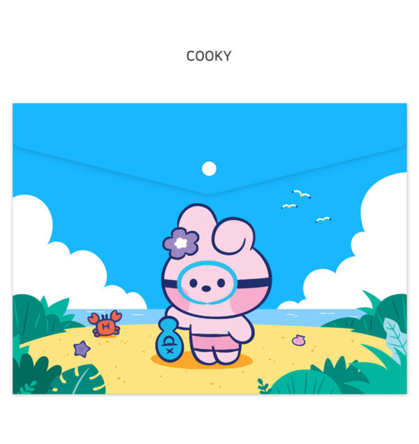 BTS - BT21 minini PP FILE POCKET VACANCE (cooky ver.kaeguli kpop albums and merchandise