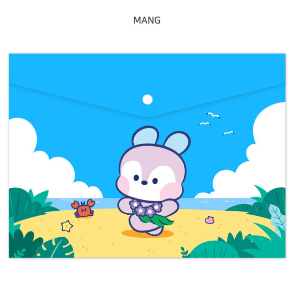 BTS - BT21 minini PP FILE POCKET VACANCE (MANG ver.)kaeguli kpop albums and merchandise