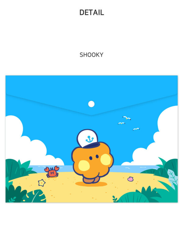 BTS - BT21 minini PP FILE POCKET VACANCE (SHOOKY Ver.)kaeguli kpop albums and merchandise