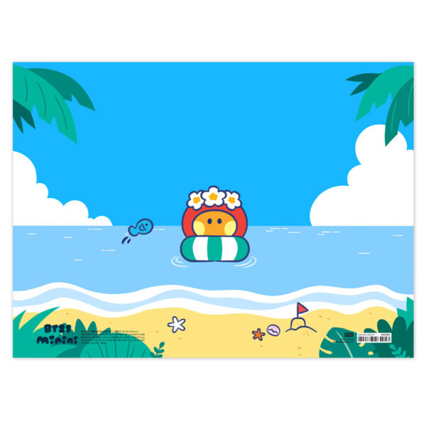BTS - BT21 minini PP FILE POCKET VACANCE (SHOOKY Ver.)kaeguli kpop albums and merchandise