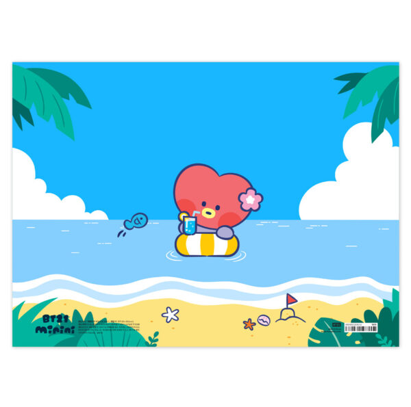 BTS - BT21 minini PP FILE POCKET VACANCE (tata ver.kaeguli kpop albums and merchandise
