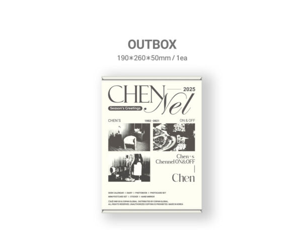 CHEN - CHEN 2025 SEASON’S GREETINGS [Chen’s Chennel ON & OFF] kaeguli kpop shop albums and merchandise