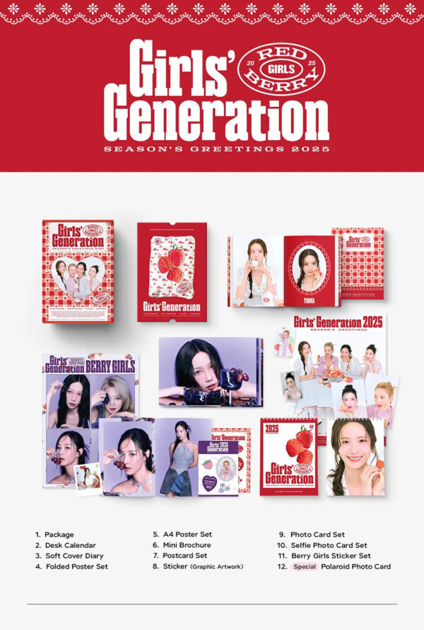 GIRLS’ GENERATION - 2025 SEASON'S GREETINGS kaeguli kpop shop albums and merchanise