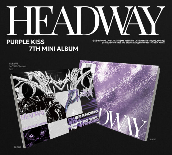 PURPLE KISS - 7th Mini Album [HEADWAY] kaeguli kpop shop albums and merchandise