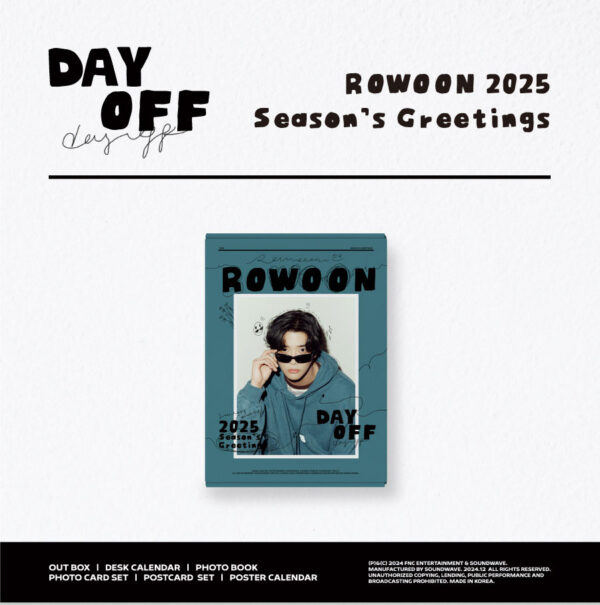 RO WOON - RO WOON 2025 SEASON’S GREETINGS - DAY OFF