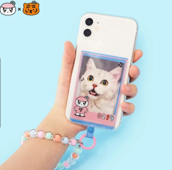 SEVENTEEN plus BONGBONGEE muzik tiger Photo card Holder/Phone Charm kaeguli kpop shop albums and merchandise