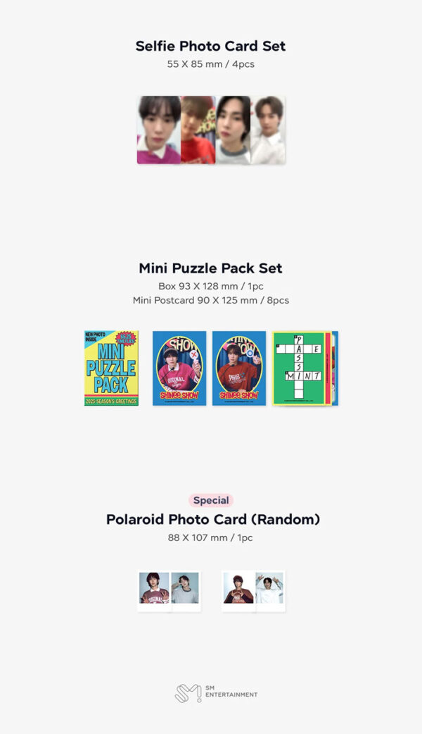 SHINee - 2025 SEASON'S GREETINGS kaeguli kpop shop albums and merchanise