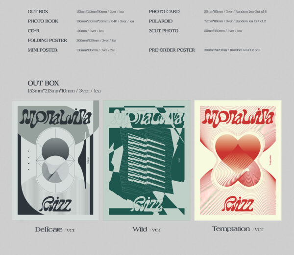 SOOJIN - 2ND MINI ALBUM [RIZZ] (2 TYPE Random) temptaion wild delicate kaeguli kpop albums and merchandise