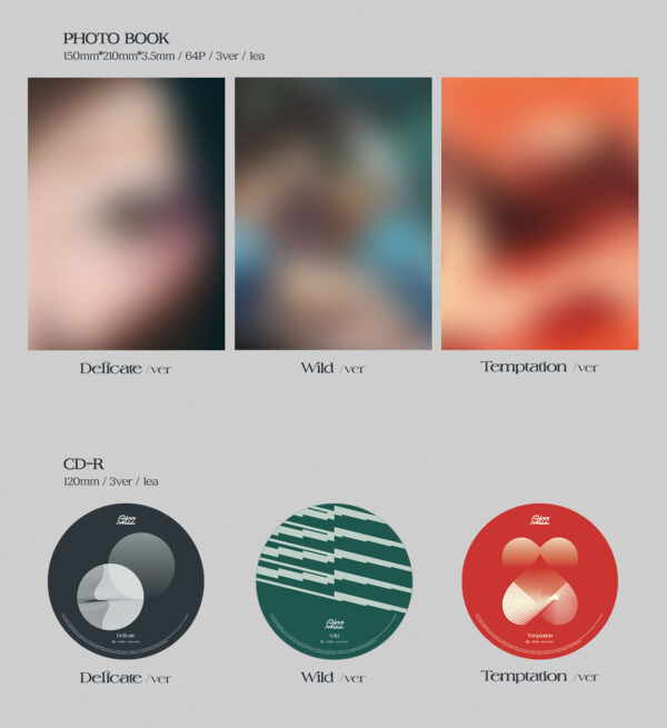 SOOJIN - 2ND MINI ALBUM [RIZZ] (2 TYPE Random) temptaion wild delicate kaeguli kpop albums and merchandise